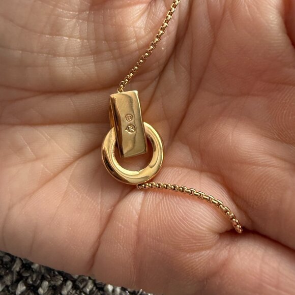 Swarovski Interlocking loop, Crystal, Rose Gold-tone plated Barcelet - Picture 3 of 7